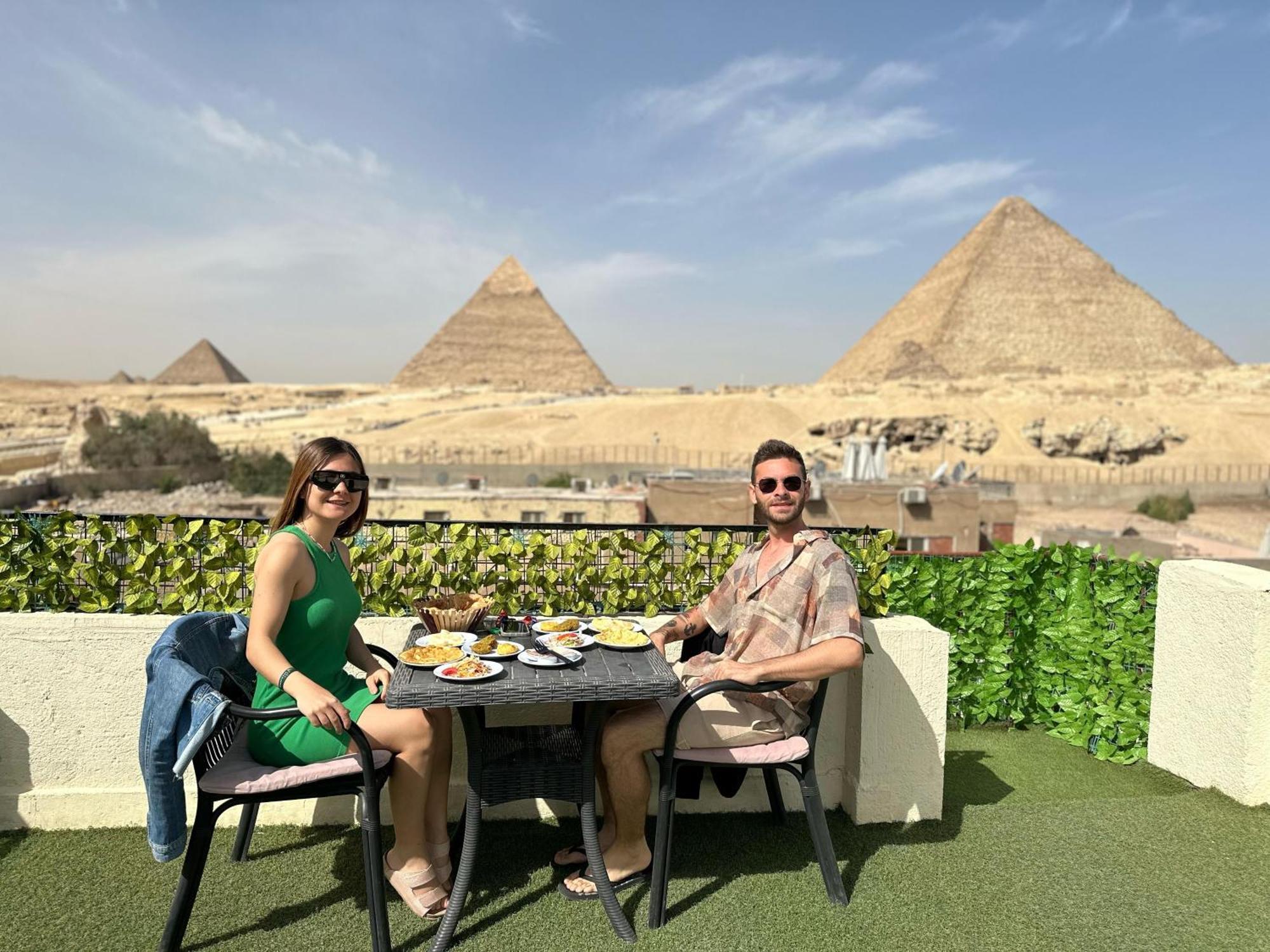 Solima Pyramids View Kafret el-Gabal Eksteriør billede
