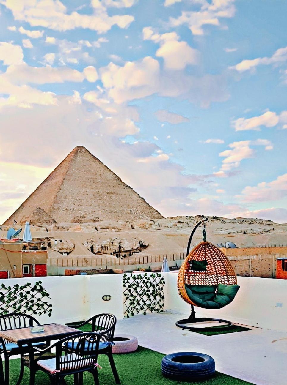 Solima Pyramids View Kafret el-Gabal Eksteriør billede